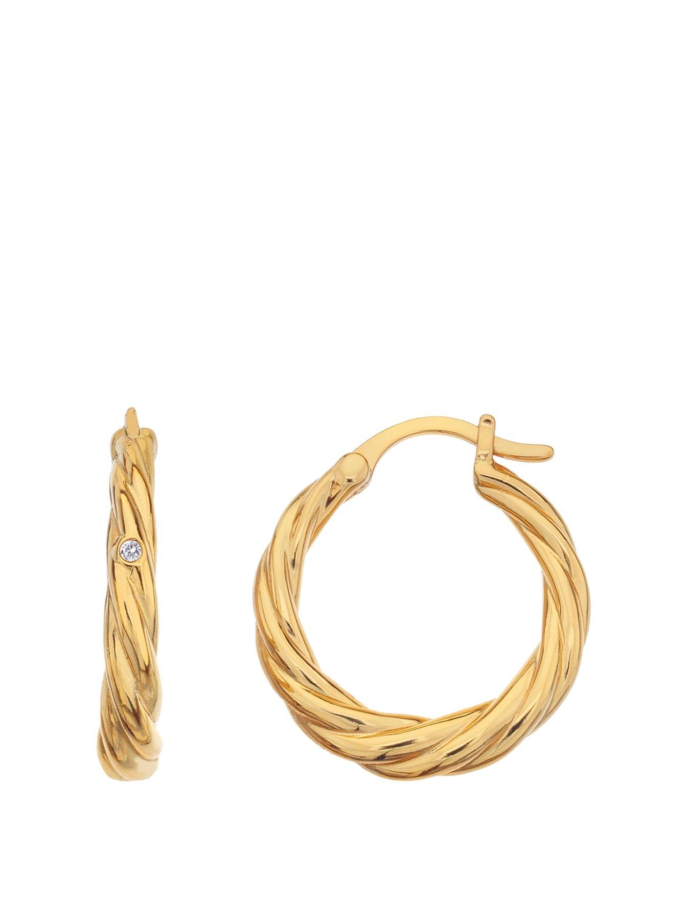 Product photograph of Hot Diamonds X Jac Jossa Entwine Earrings from very.co.uk