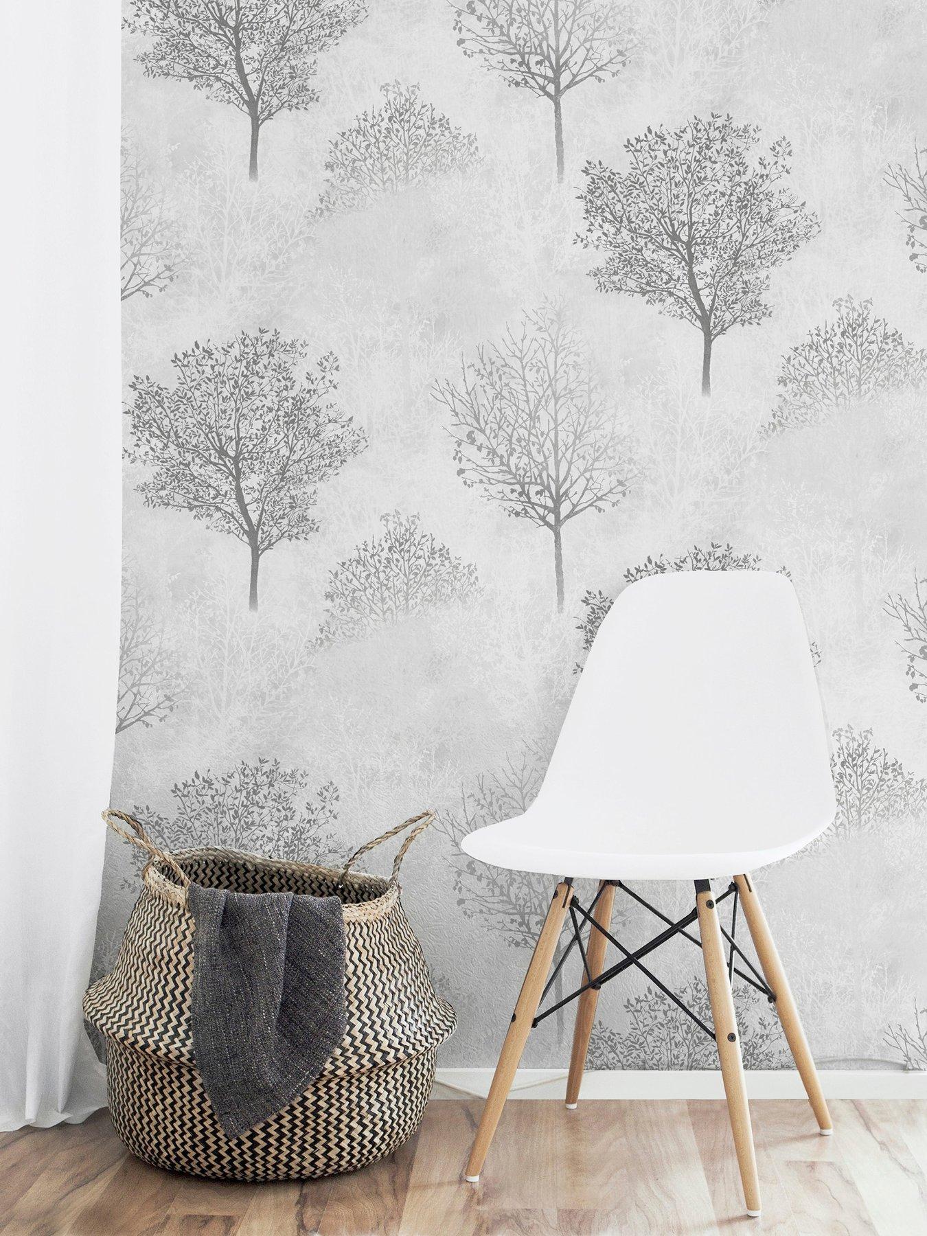 ARTHOUSE Wonderland Mono Wallpaper very.co.uk