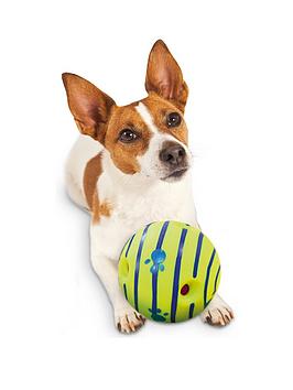 Product photograph of Jml Wobble Wag Giggle Ball Dog Toy from very.co.uk