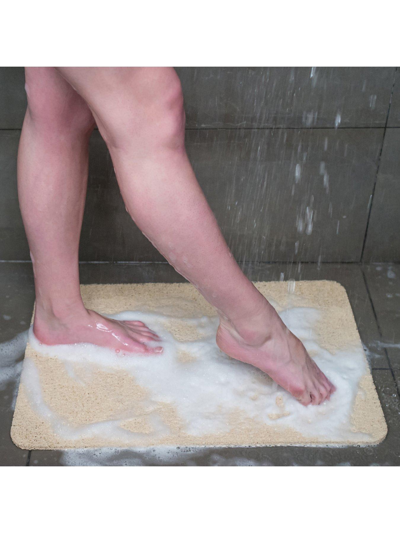 JML Hydro Wonder Shower/Bath Mat Natural very.co.uk