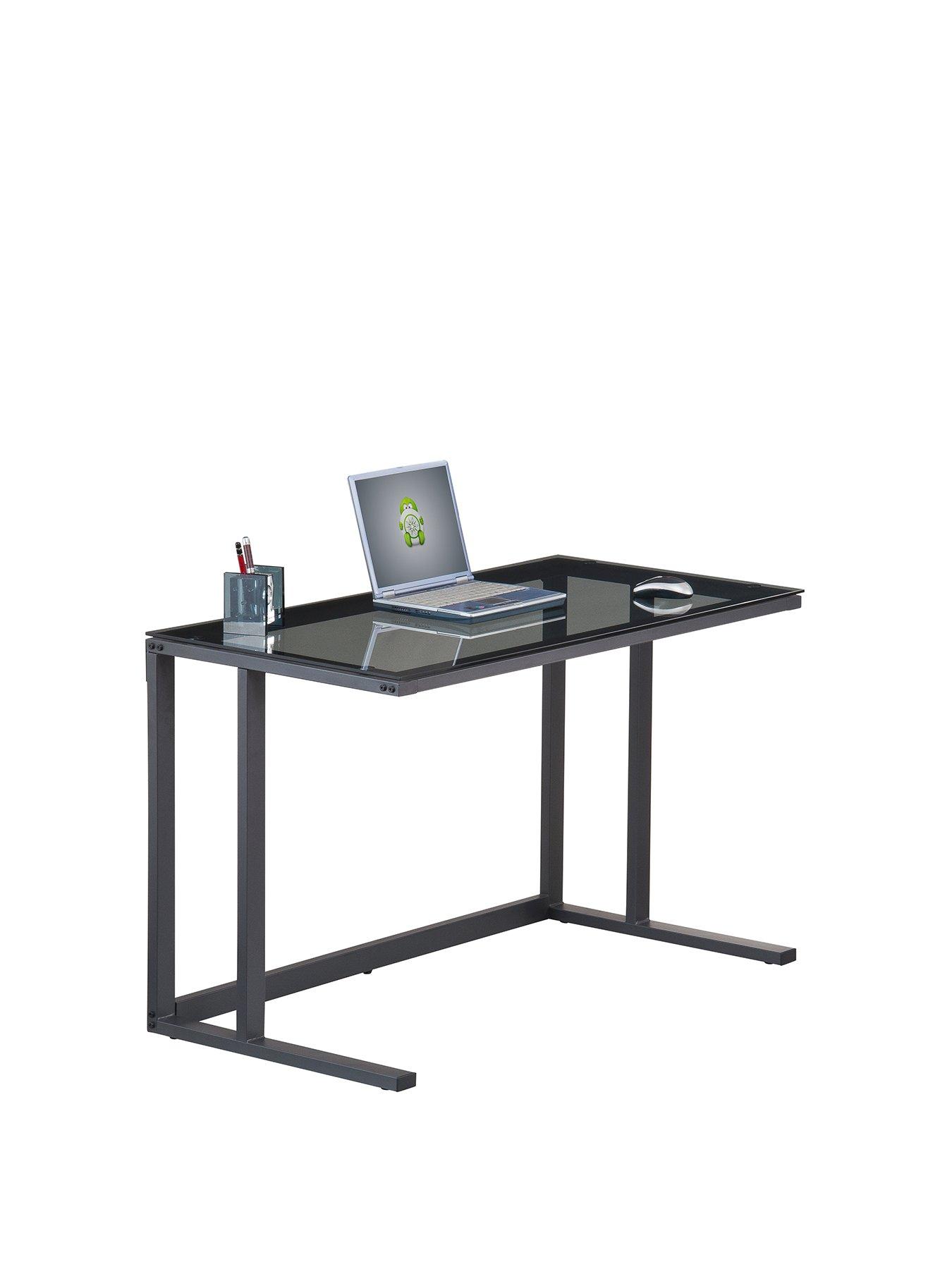 Alphason shop glass desk