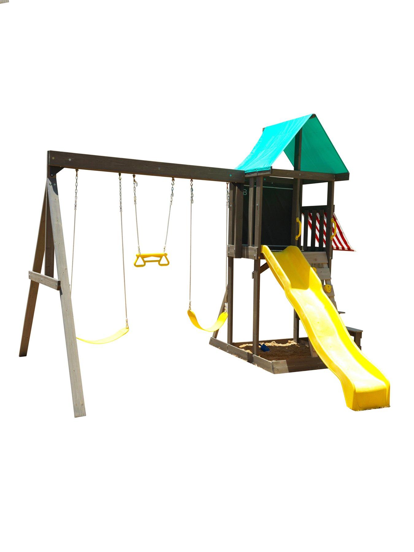 Kidkraft newport store wooden swing set