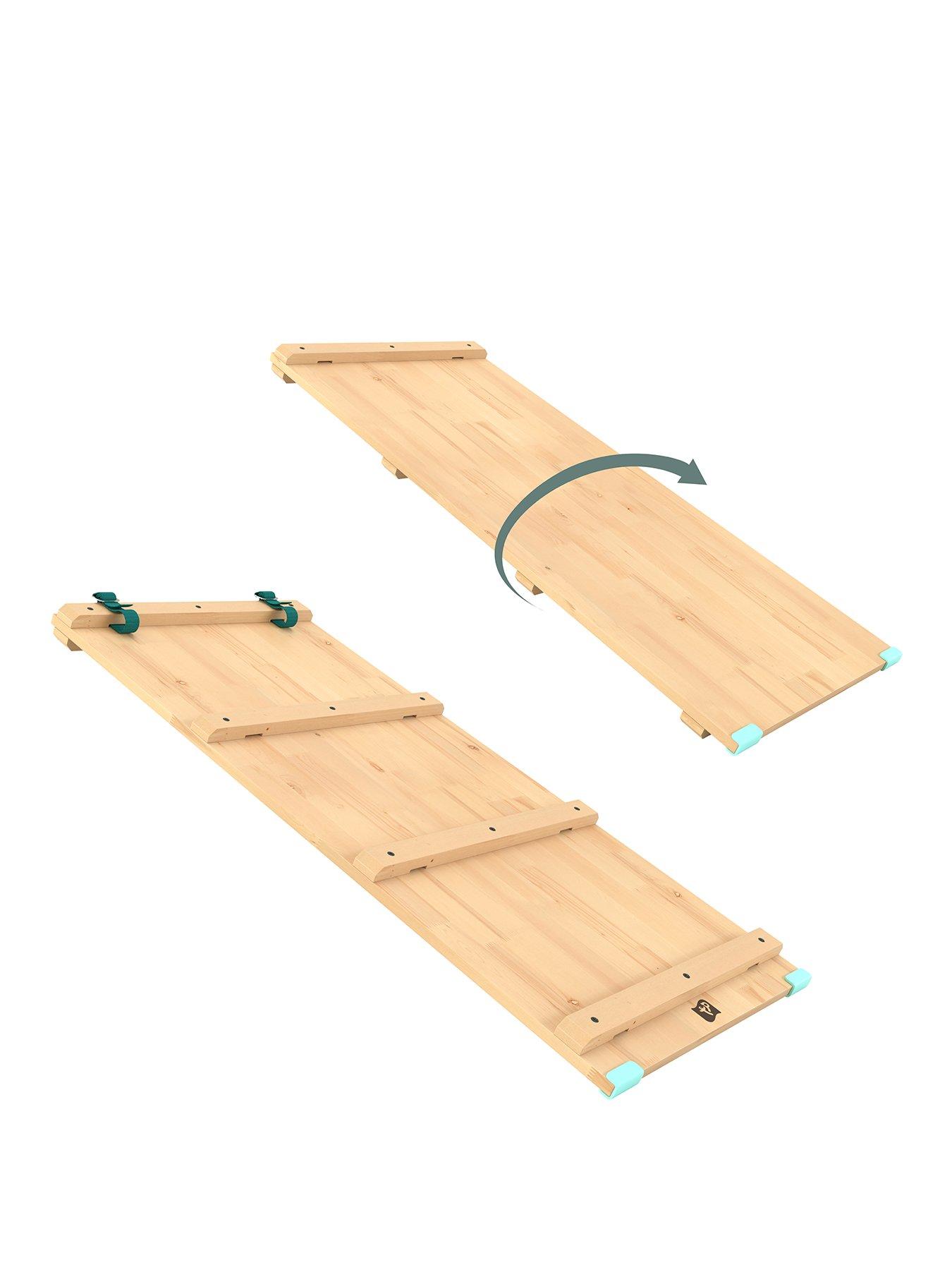 Image 1 of 8 of Active Tots Indoor Wooden Bridge &amp; Slide