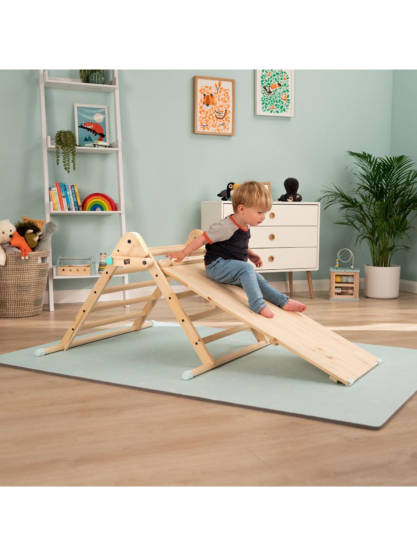 Image 4 of 8 of Active Tots Indoor Wooden Bridge &amp; Slide