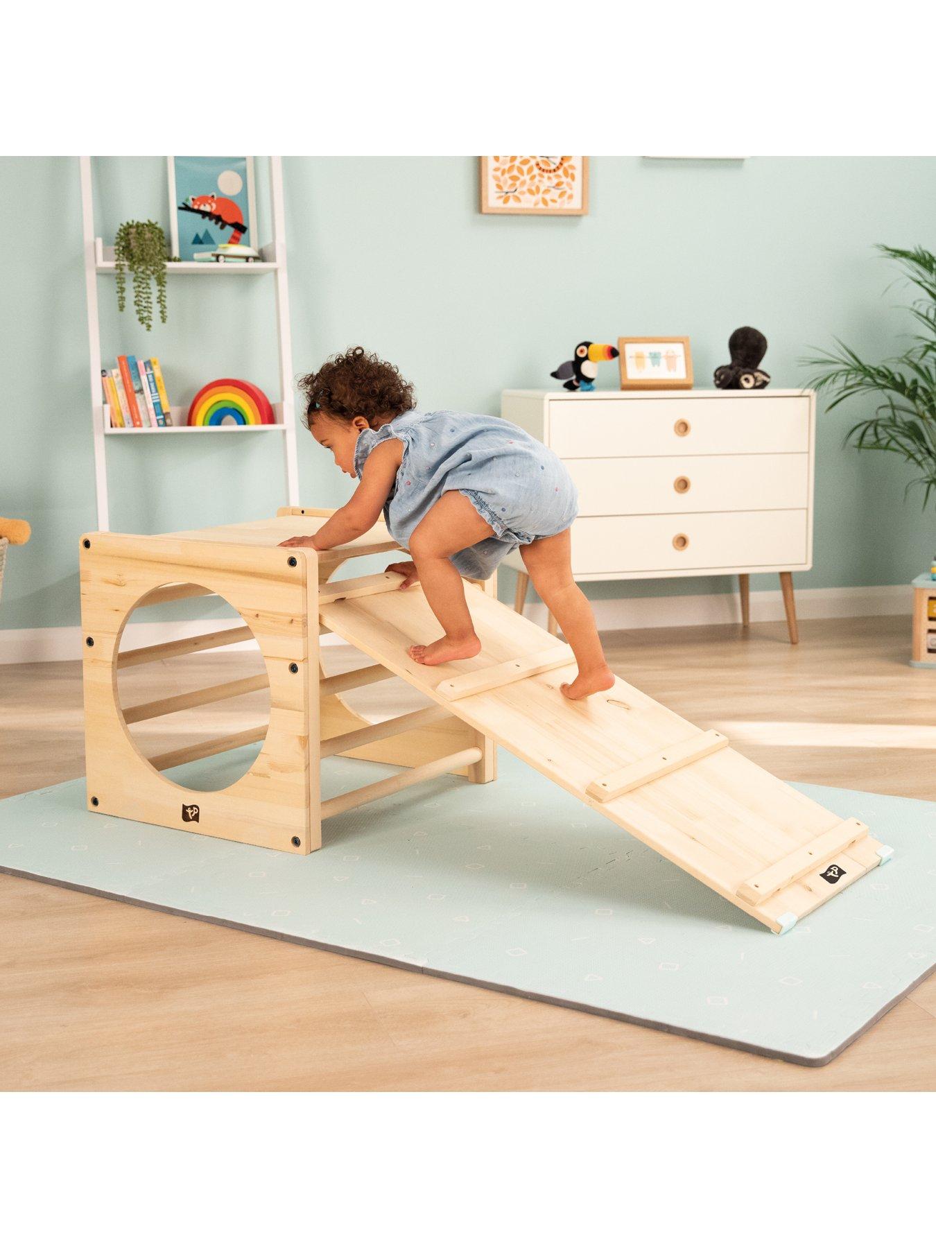 Image 6 of 8 of Active Tots Indoor Wooden Bridge &amp; Slide
