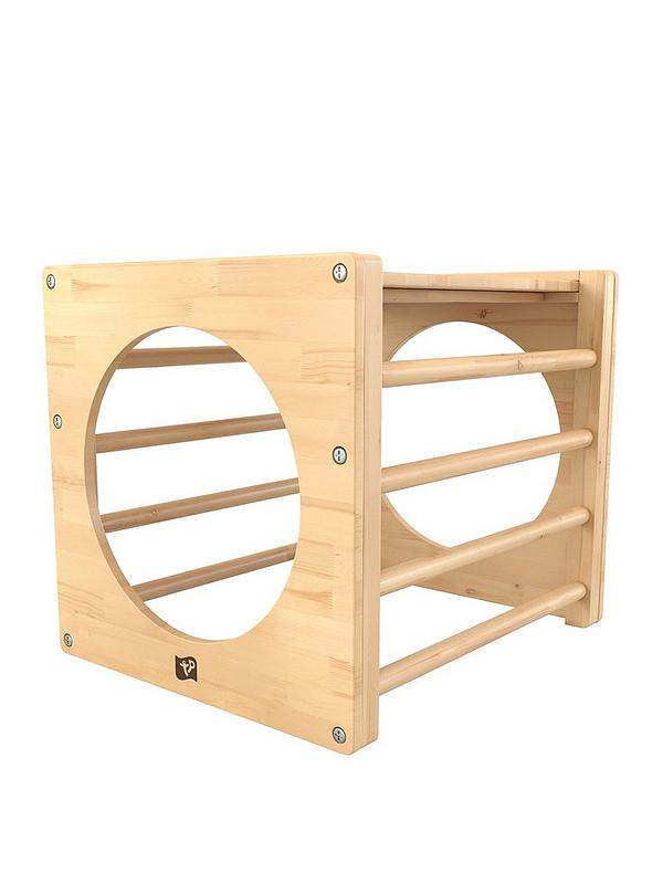Image 1 of 7 of undefined Active Tots Indoor Wooden Climbing Cube Fsc