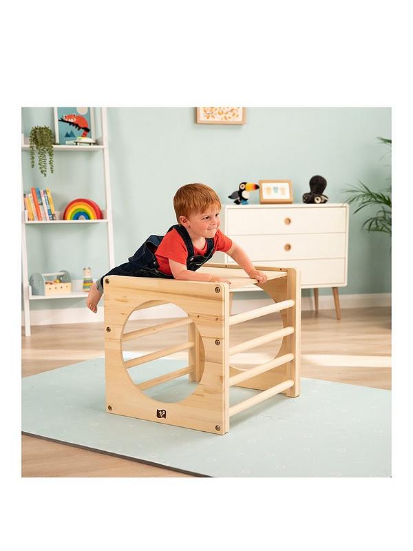 Image 2 of 7 of undefined Active Tots Indoor Wooden Climbing Cube Fsc