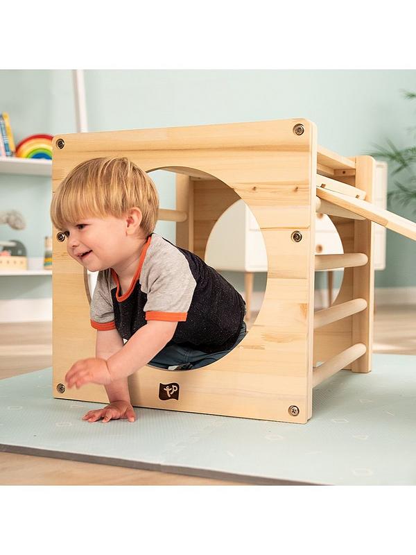 Image 6 of 7 of undefined Active Tots Indoor Wooden Climbing Cube Fsc