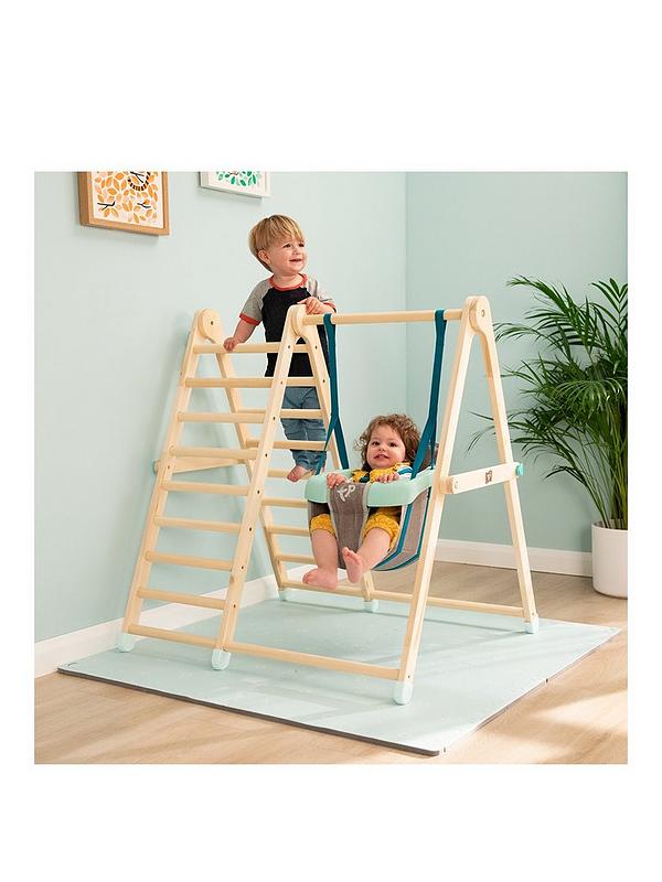 Image 2 of 5 of undefined Active Tots Indoor Wooden Swingframe Fsc