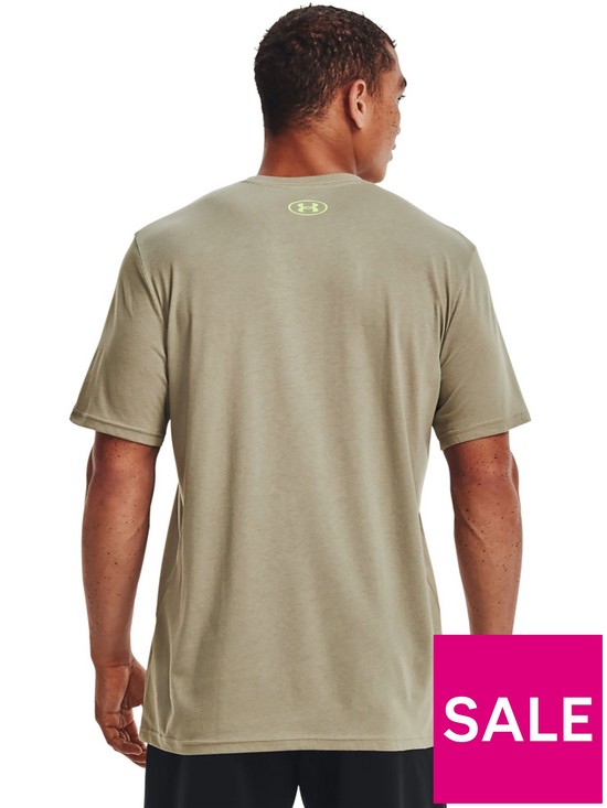 stillFront image of under-armour-training-gi-foundation-short-sleeve-t-shirt-light-khaki