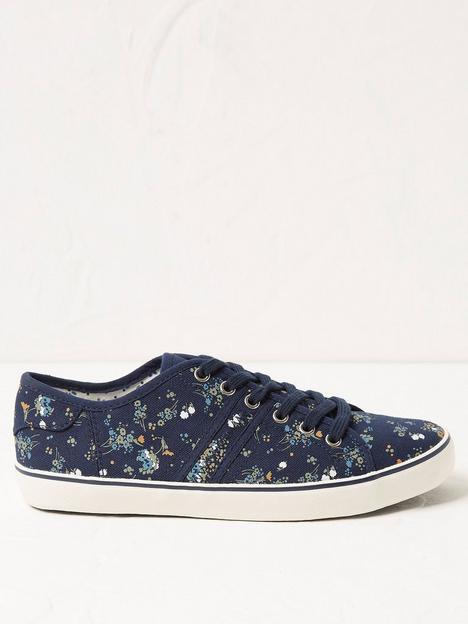 fatface-lola-floral-print-trainer--navy