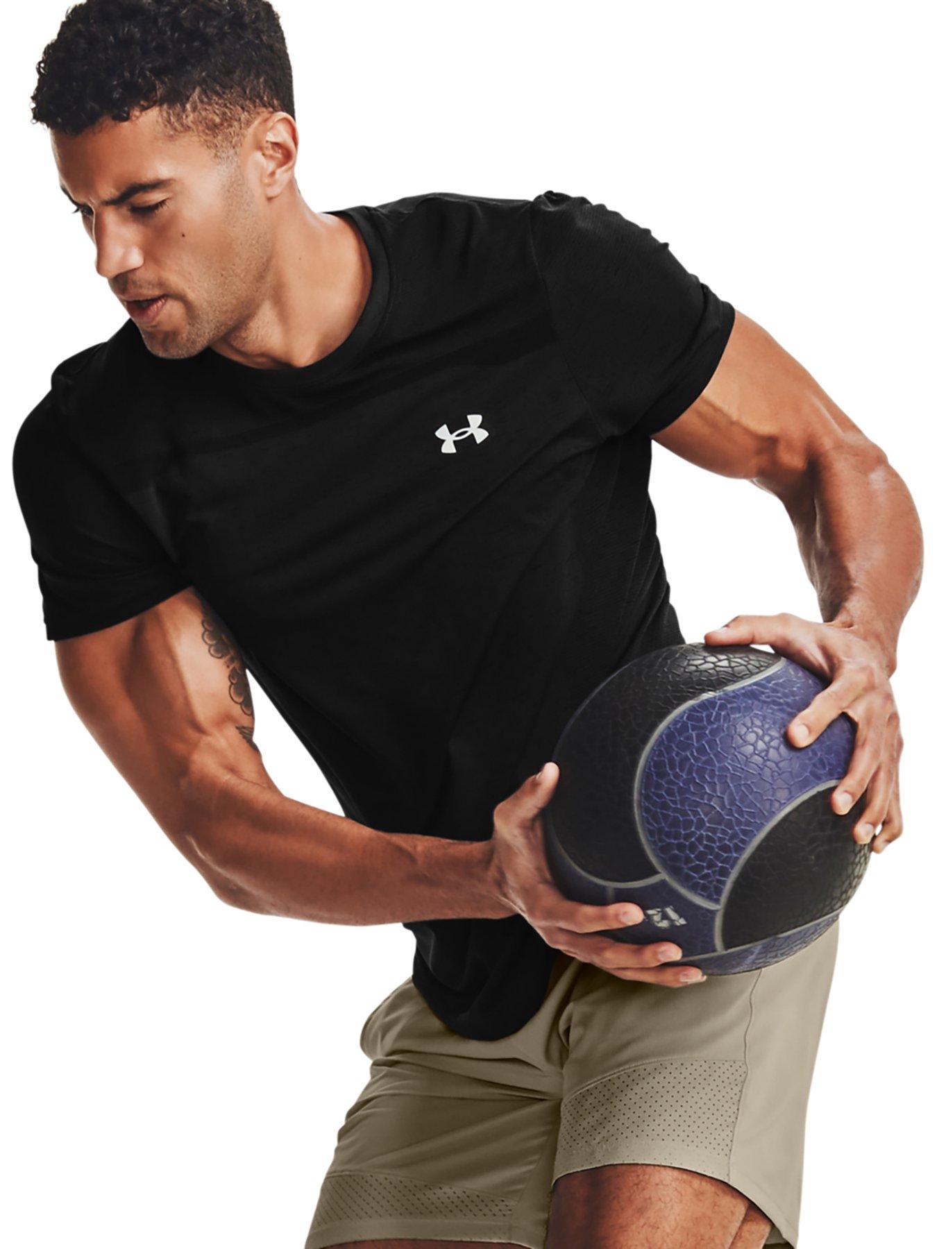 T-shirts & Polos Training Seamless Short Sleeve T-Shirt - Black/Grey