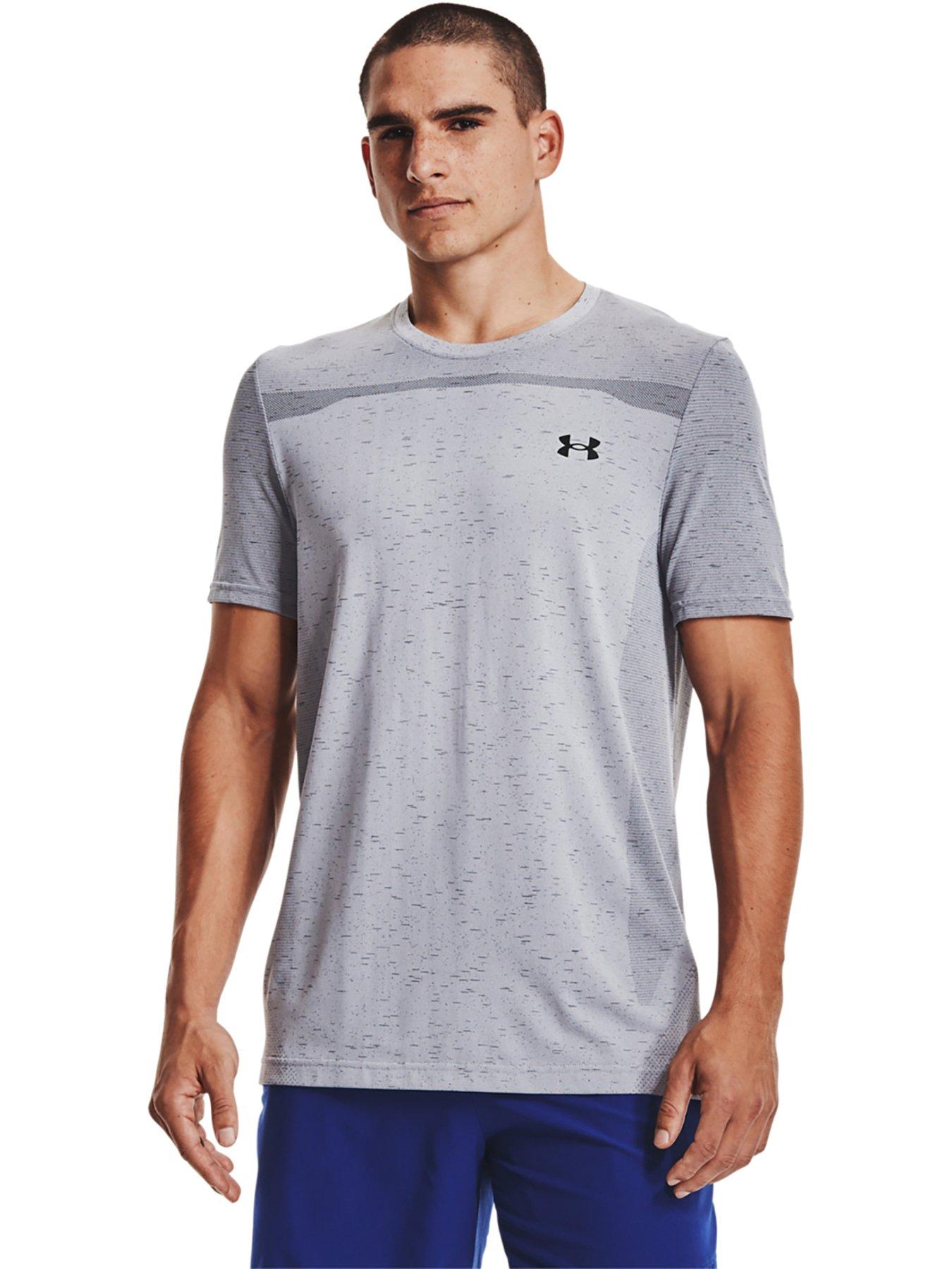 T-shirts & Polos Training Seamless Short Sleeve T-Shirt - Grey/Black