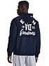  image of under-armour-training-project-rock-woven-jacket-navy