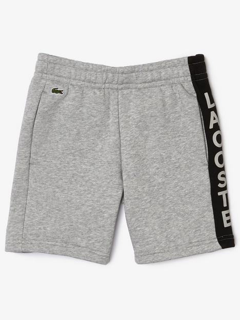 lacoste-boys-logo-panel-jog-shorts-grey-marlblack