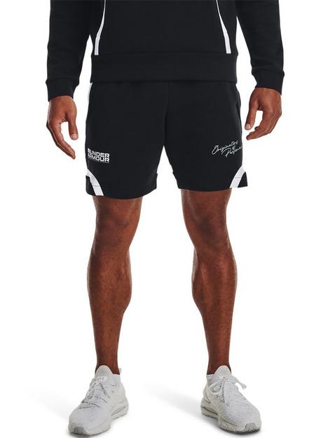 under-armour-training-summit-knit-shorts-blackwhite