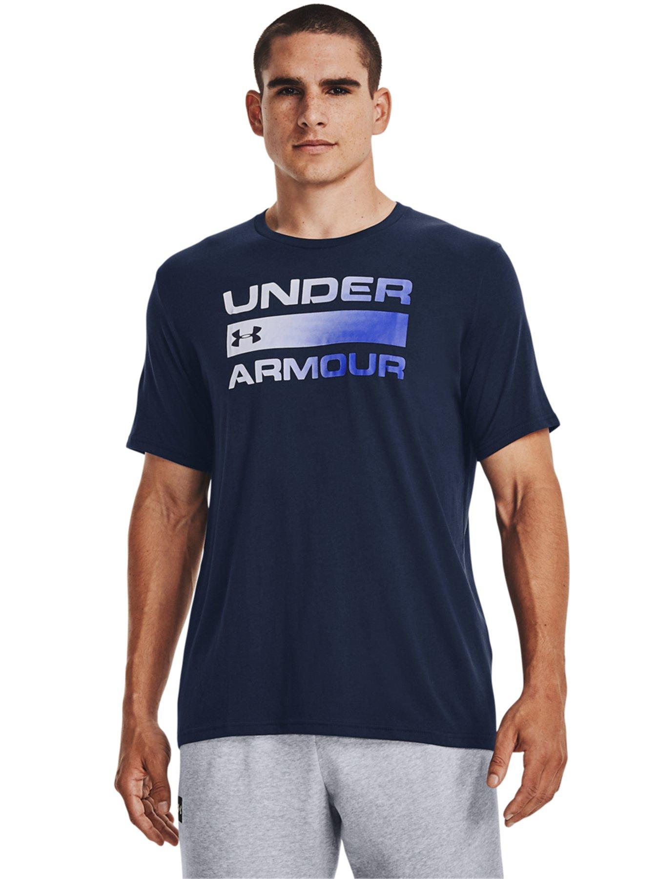 Men Training Team Issue Wordmark Short Sleeve T-Shirt - Navy