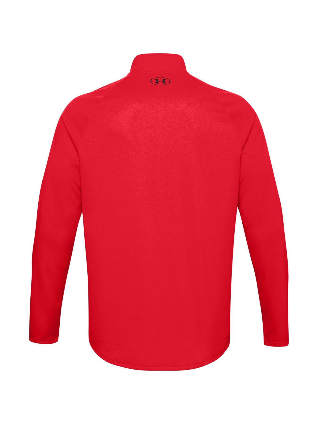 Image 2 of 2 of UNDER ARMOUR Training Tech 2.0 1/2 Zip Top - Red/Black