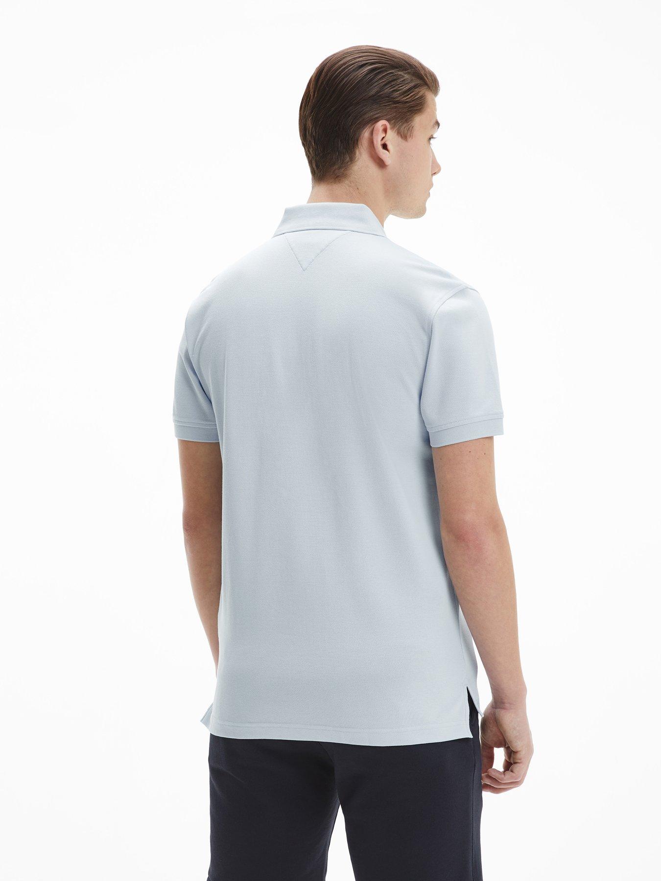 Image 2 of 4 of Tommy Hilfiger Tommy Hilfiger 1985 Regular Fit Polo Shirt - Breezy Blue