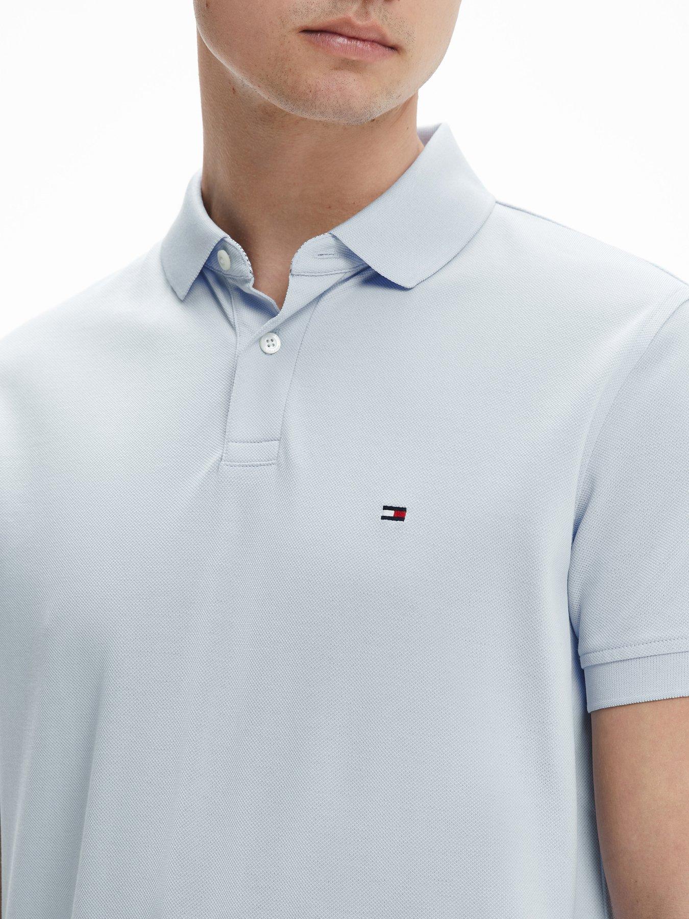 Image 3 of 4 of Tommy Hilfiger Tommy Hilfiger 1985 Regular Fit Polo Shirt - Breezy Blue