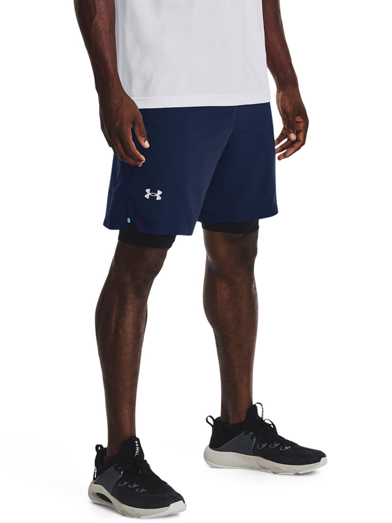 Under Armour Vanish woven 6 inch shorts in light grey