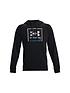  image of under-armour-training-rival-fleece-graphic-hoodie-blackwhite