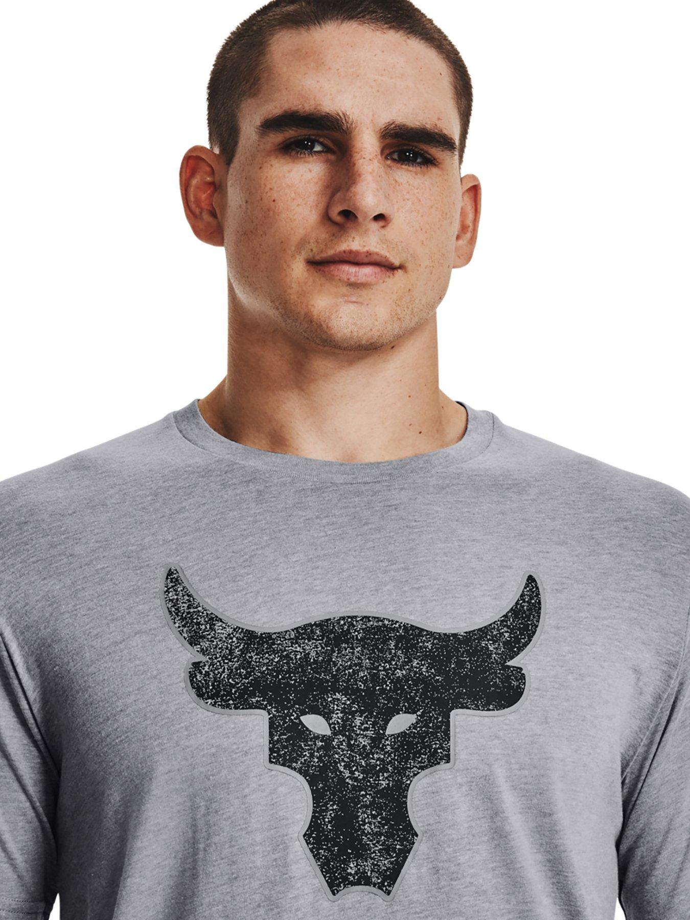 T-shirts & Polos Training Project Rock Brahma Bull Short Sleeve T-Shirt - Grey/Heather