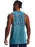  image of under-armour-training-project-rock-earn-greatness-tank-top-blue