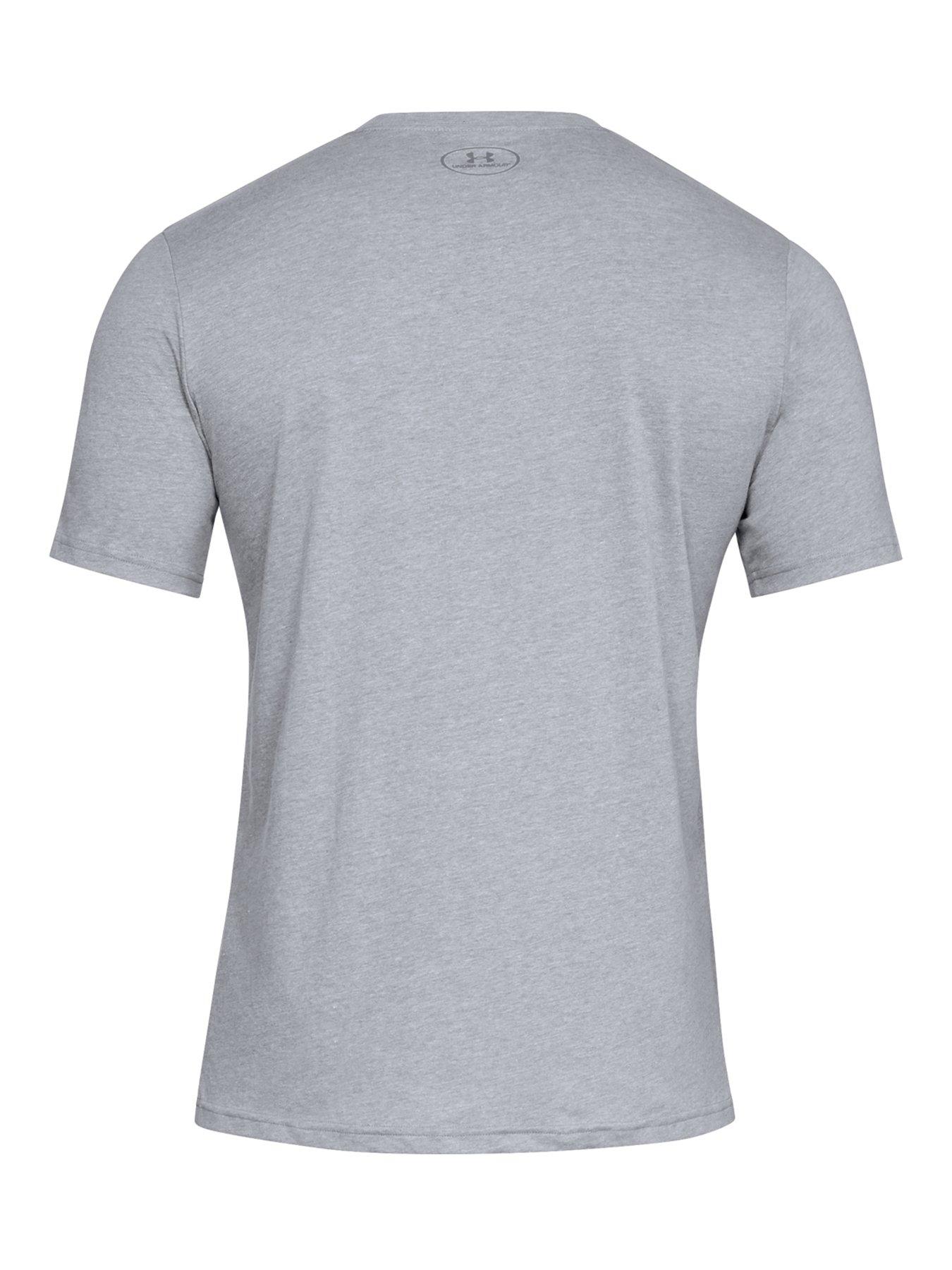 Under armour on sale gray shirt