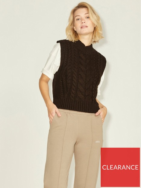 jjxx-knitted-vest-brown