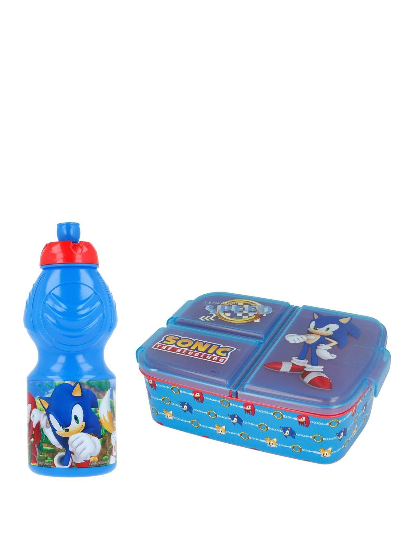 Sonic The Hedgehog Lunch Bag Set (Bag, Water Bottle, Snack Pot)