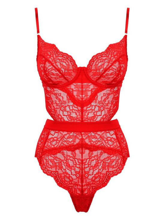 Ann Summers Bodywear Hold Me Tight Body - Bright Red | very.co.uk