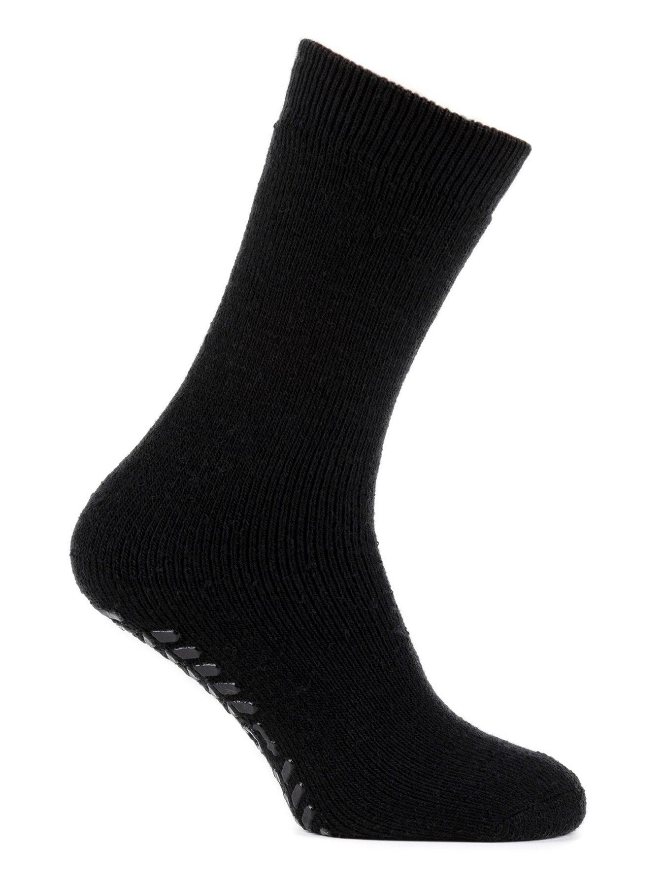 Image 3 of 4 of TOTES Thermal&nbsp;Original Slipper-Sox&nbsp;- Black