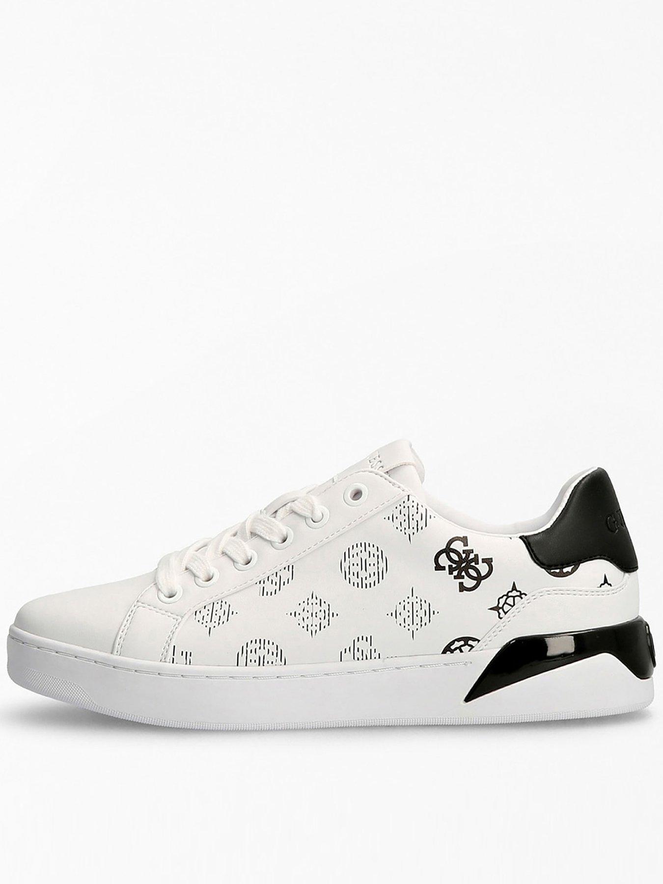 guess trainers womens white