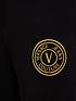  image of versace-jeans-couture-circle-logo-joggers-black