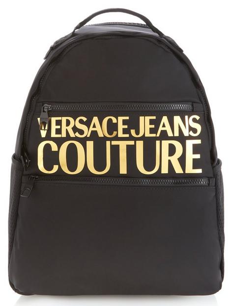 versace-jeans-couture-mens-foilnbsplogo-backpack-black