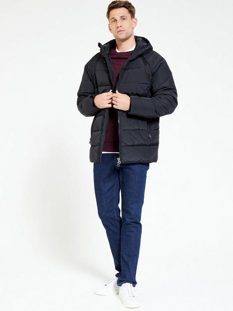 very-man-midweight-hooded-padded-coat-black