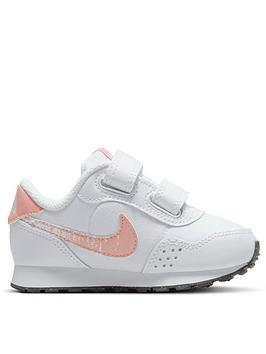 Nike Md Valiant Se, White/Pink, Size 9.5