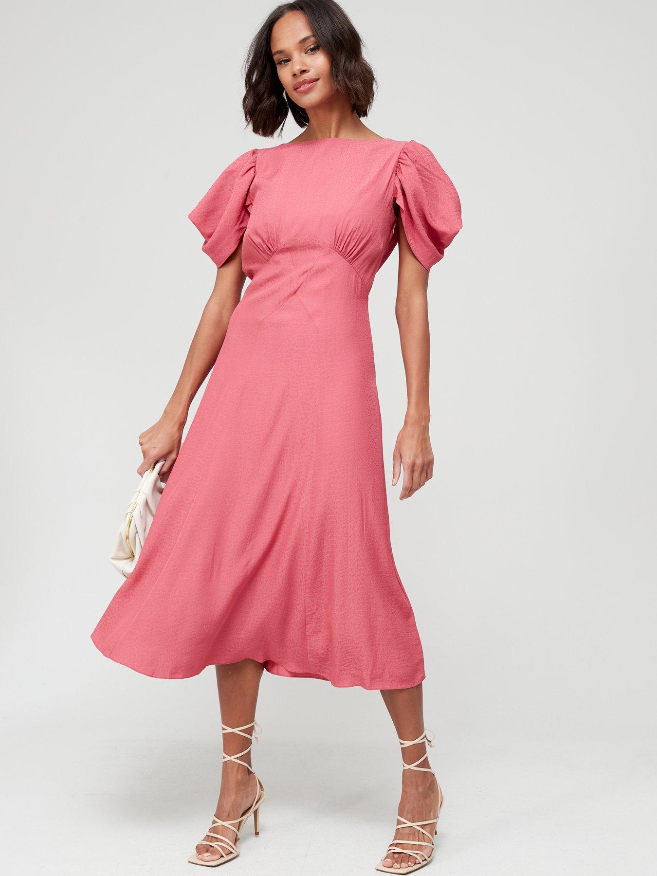 Ted Baker Tulip Panelled Midi Tea Dress 