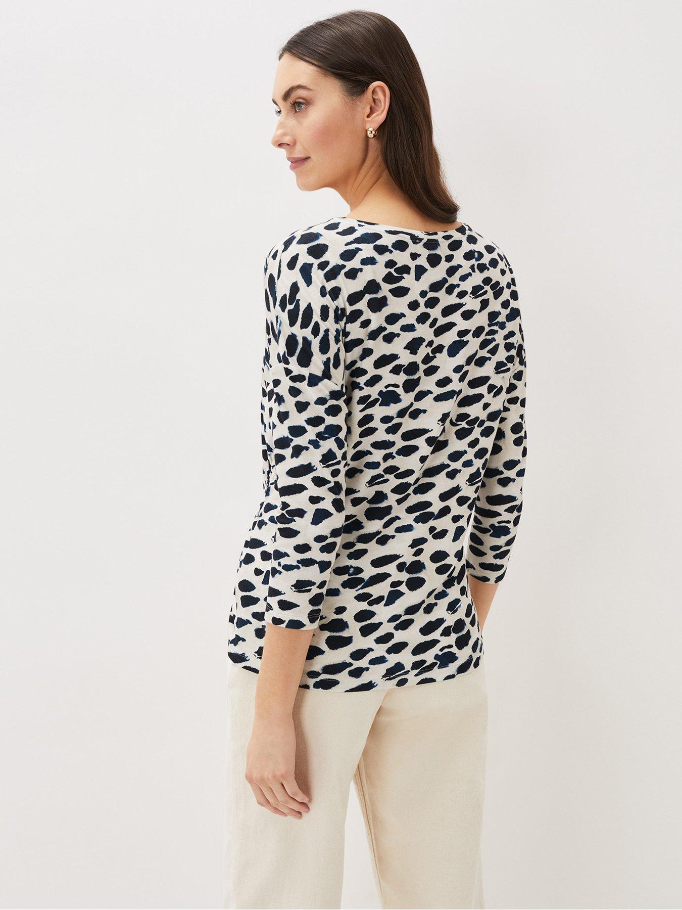 Blouses & shirts INKY SPOT PRINT RUCHED TOP