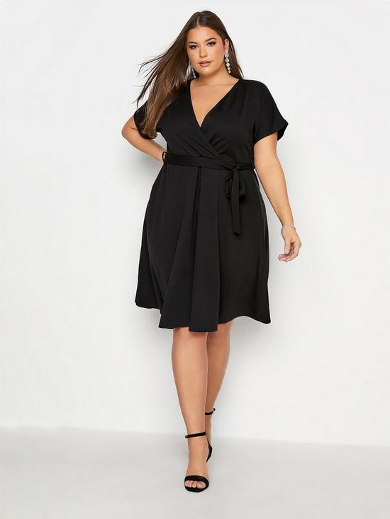 front image of yours-londonnbspwrap-dress