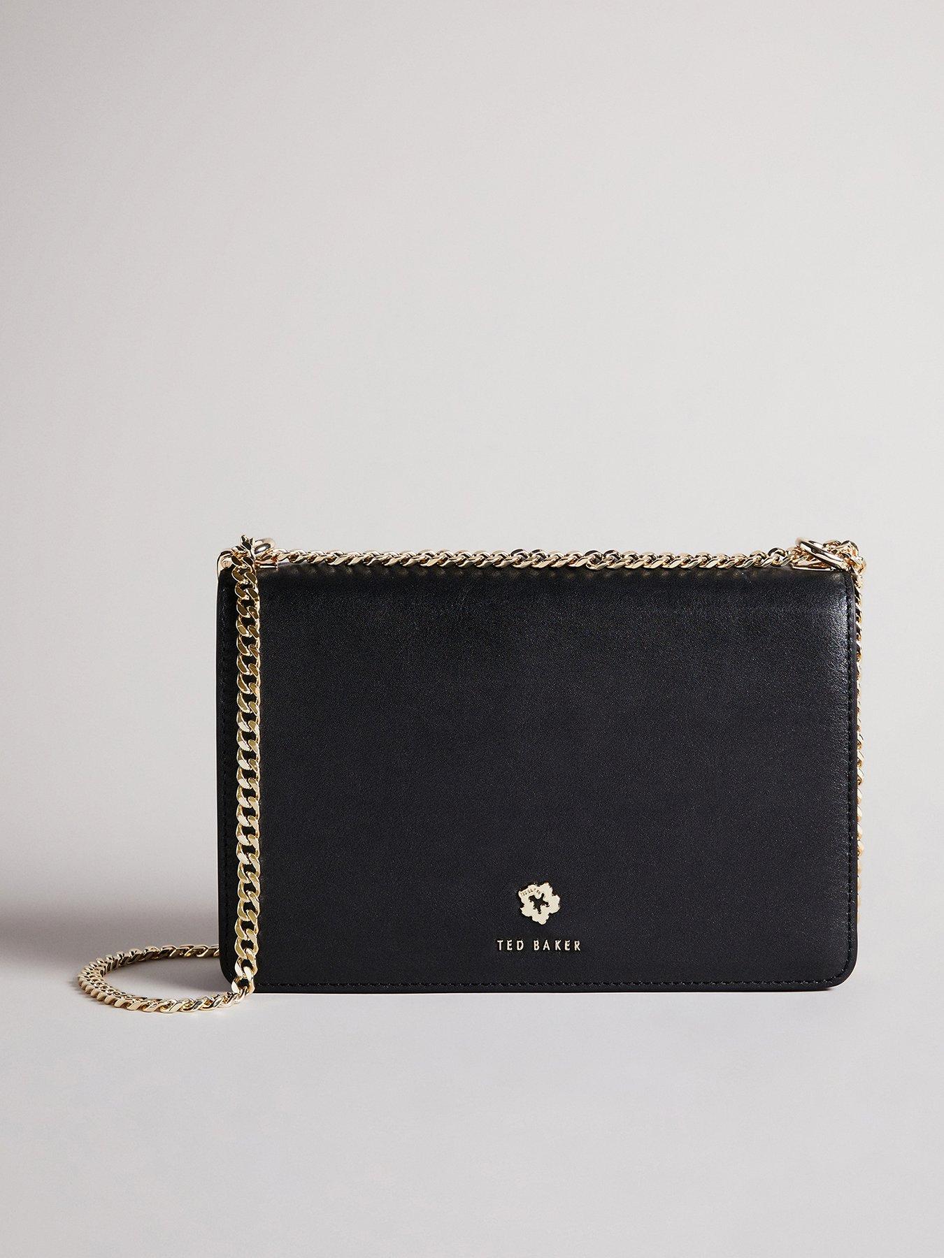 Ted Baker Jorjey Flower Eyelet Cross Body Bag Black very.co.uk