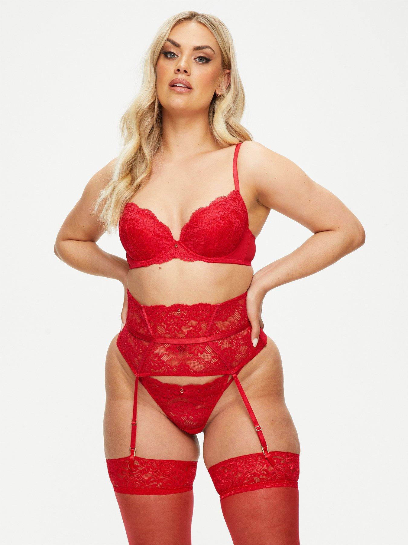 Ann Summers LOVERS NON PAD PLUNGE - Underwired bra - red 