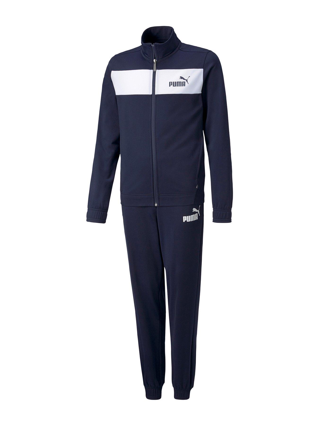 undefined Boys Poly Tracksuit - Navy