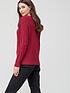  image of v-by-very-cable-crew-neck-jumper-raspberry