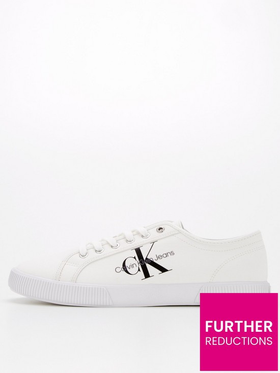 front image of calvin-klein-jeans-essential-trainers-bright-white