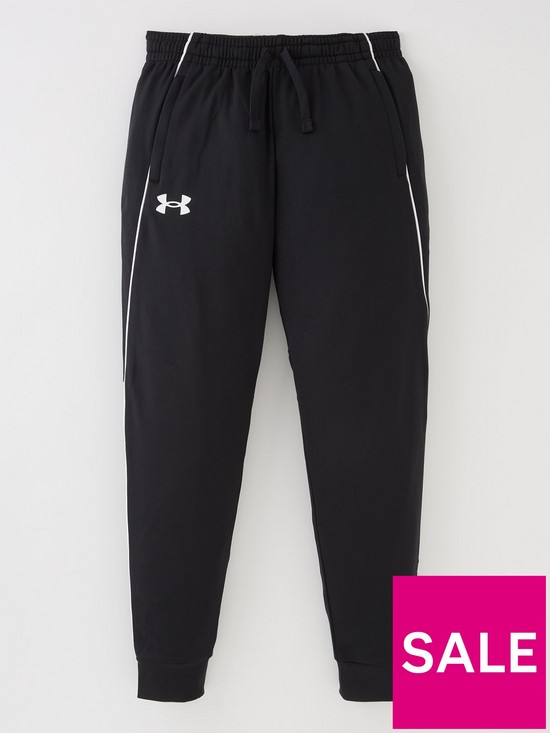 front image of under-armour-boys-pennant-20-track-pants-blacknbsp
