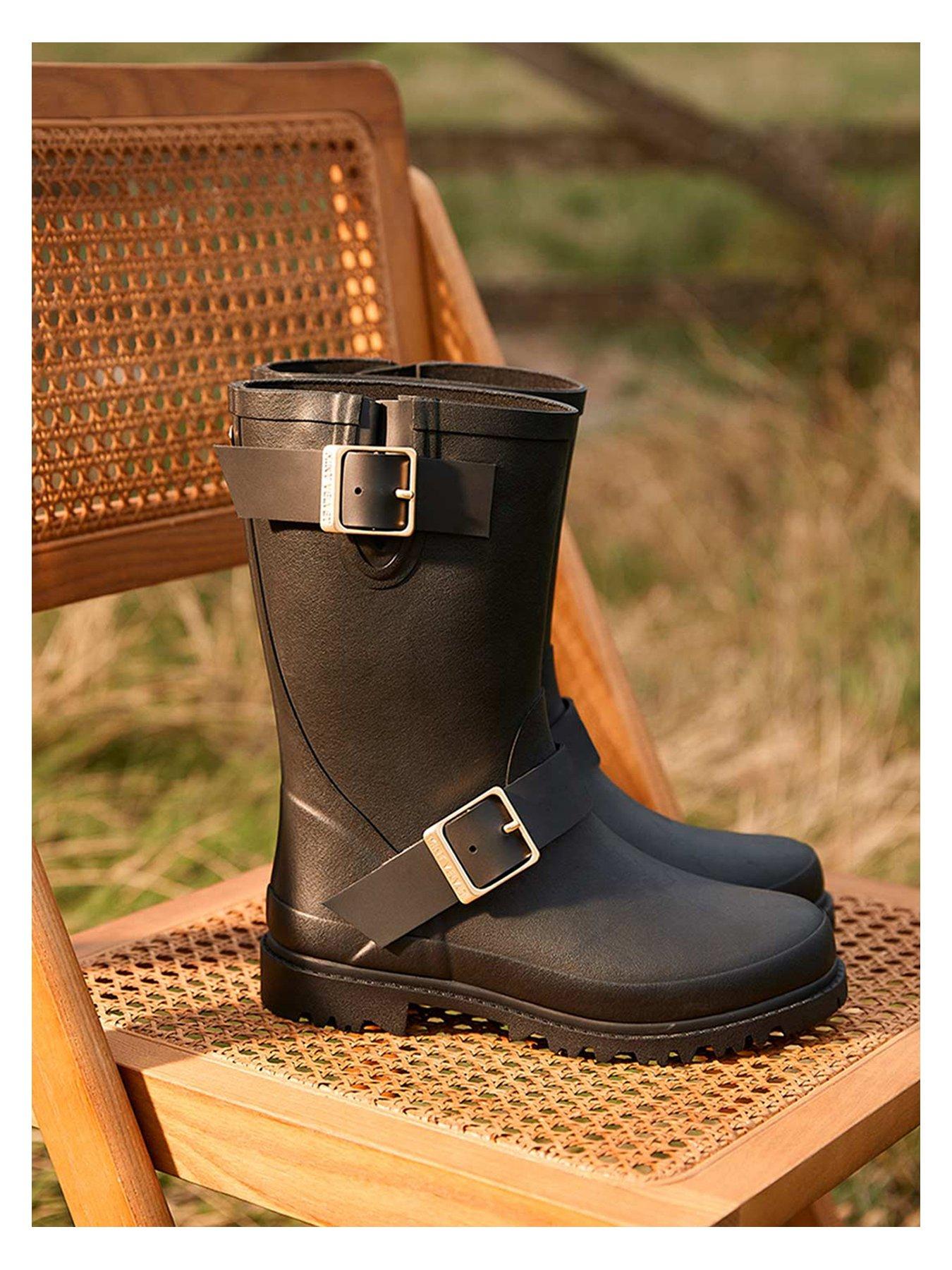 Hunter store biker wellies