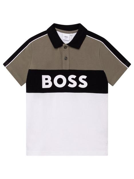 boss-boys-colour-block-short-sleeve-polo-shirt-white