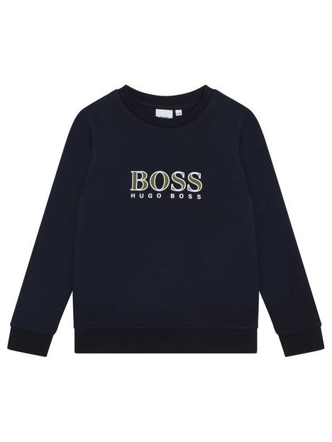 boss-boys-large-logo-sweatshirt-navy